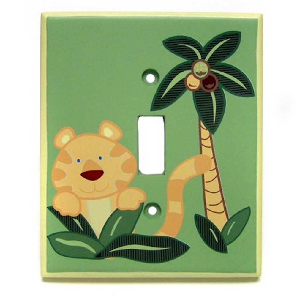 NoJo Jungle Babies Switch Plate Cover